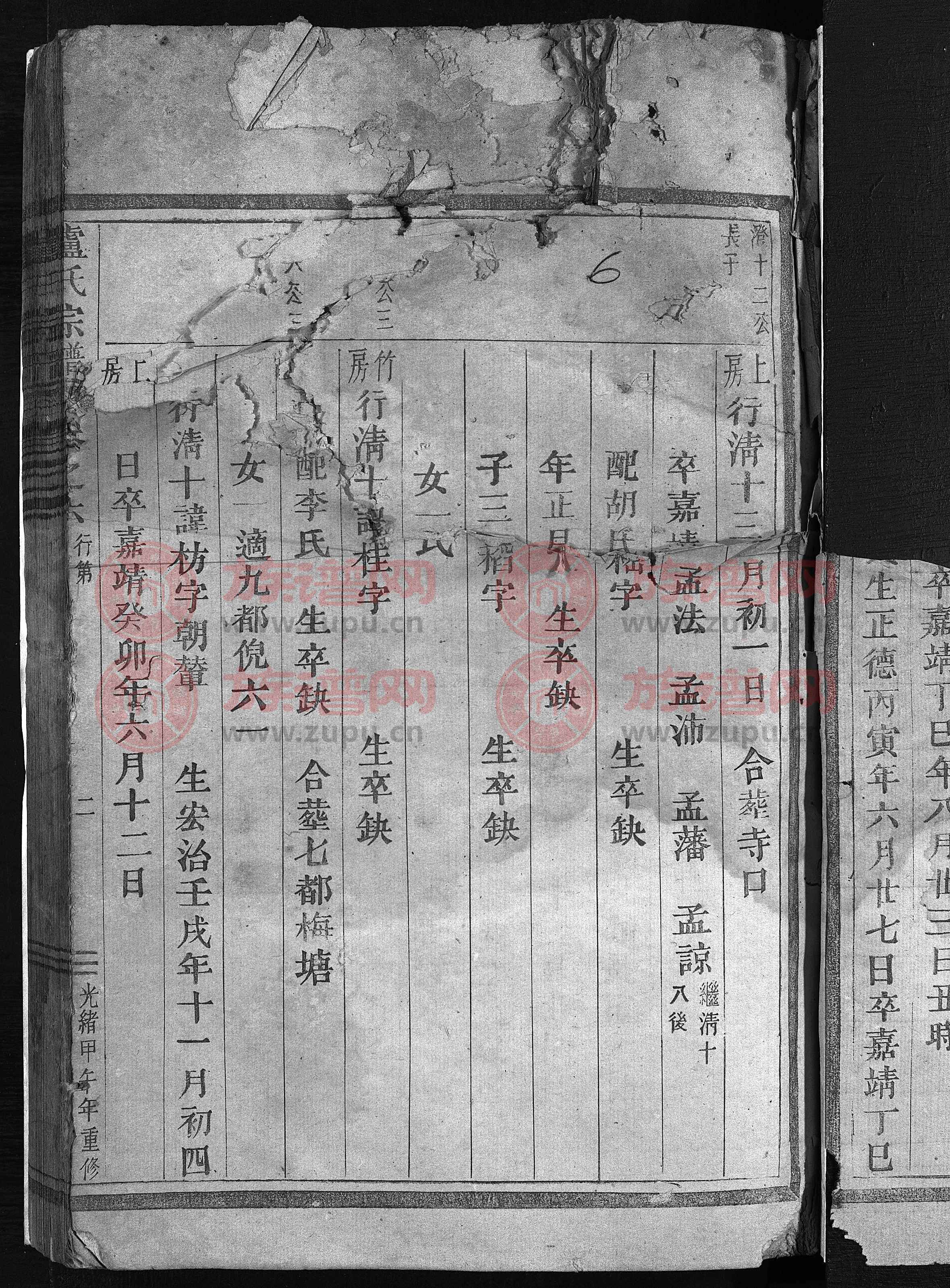 卢氏宗谱 [12卷]第6本